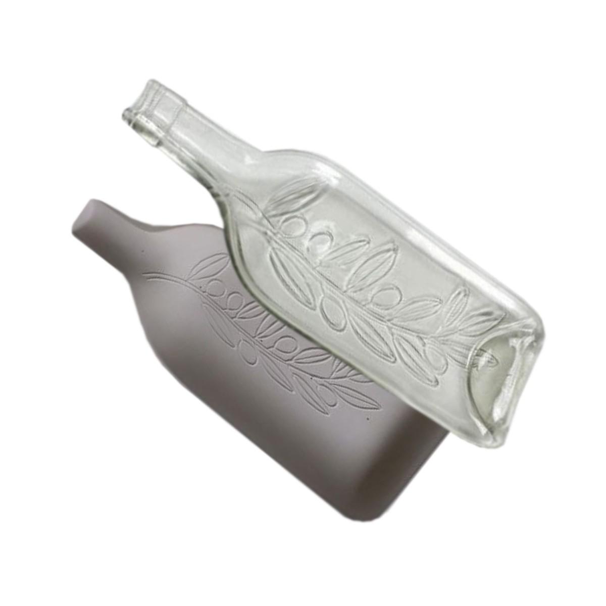 47705-olive-bottle-slump-mold-rainbow-art-glass