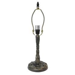 Small Twisted Dragonfly Lamp Base Antique Bronze Finish