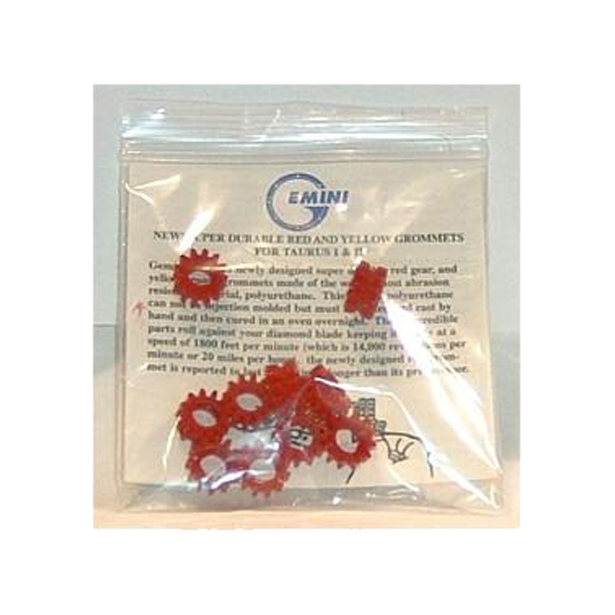 Gemini Replacement Yellow Grommets (10-Pack) For Gemini Taurus 2 Ring Saw - Part #1170 - View #4