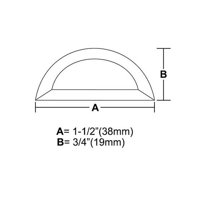 BVHR15-1.5&#34;x3/4&#34; Half Circle Bevel 